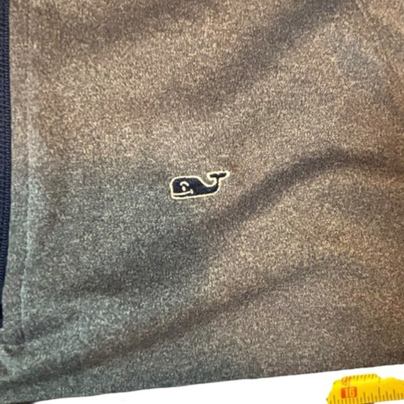 Vineyard Vines Performance Pullover Quarter Zip Lightweight Men Medium Blue Gray - Picture 2 of 11